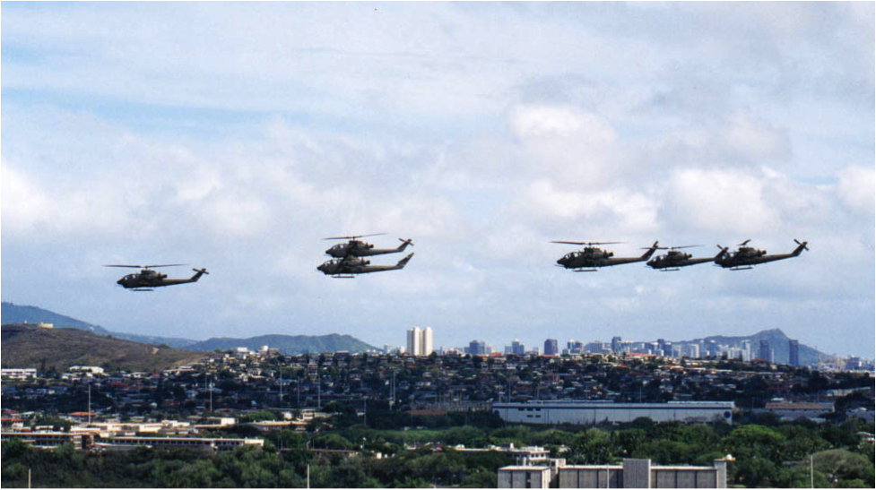 Bell AH-1G Cobra final flight in Hawaii